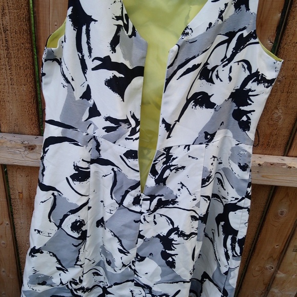 Signature By Robbie Bee Lined Patterned Womens Dress - Picture 11 of 11